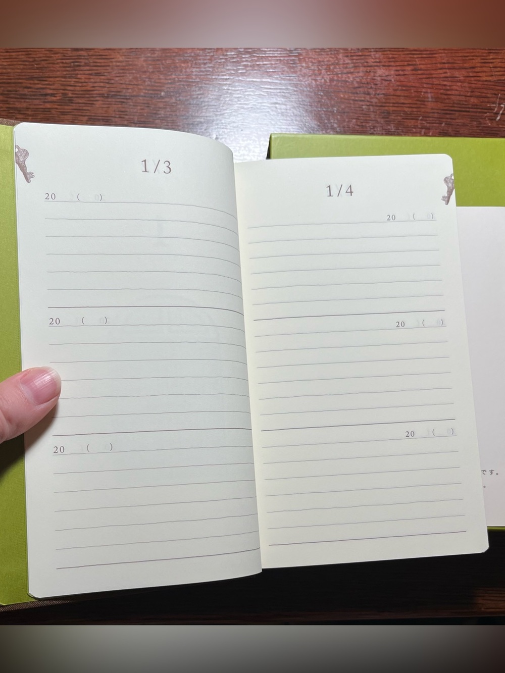 NWT - Midori 3 Year Diary - Brown Hardcover Journal with Storage Sleeve - Picture 4 of 4